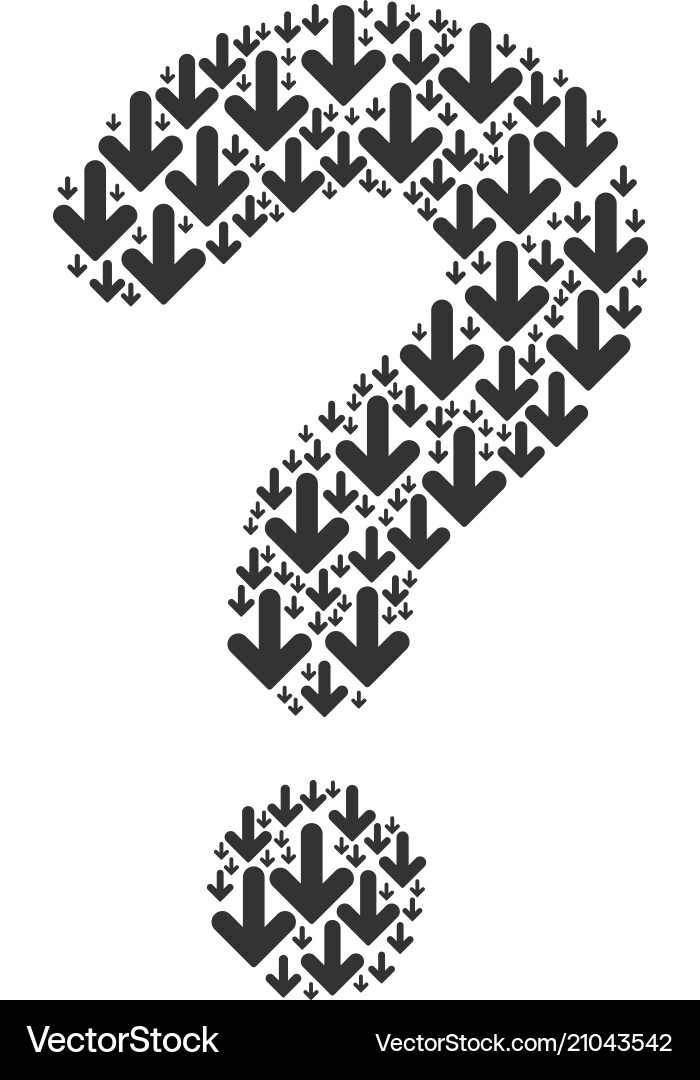 Prompt figure of arrow down icons Prompt figure of arrow down icons vector image