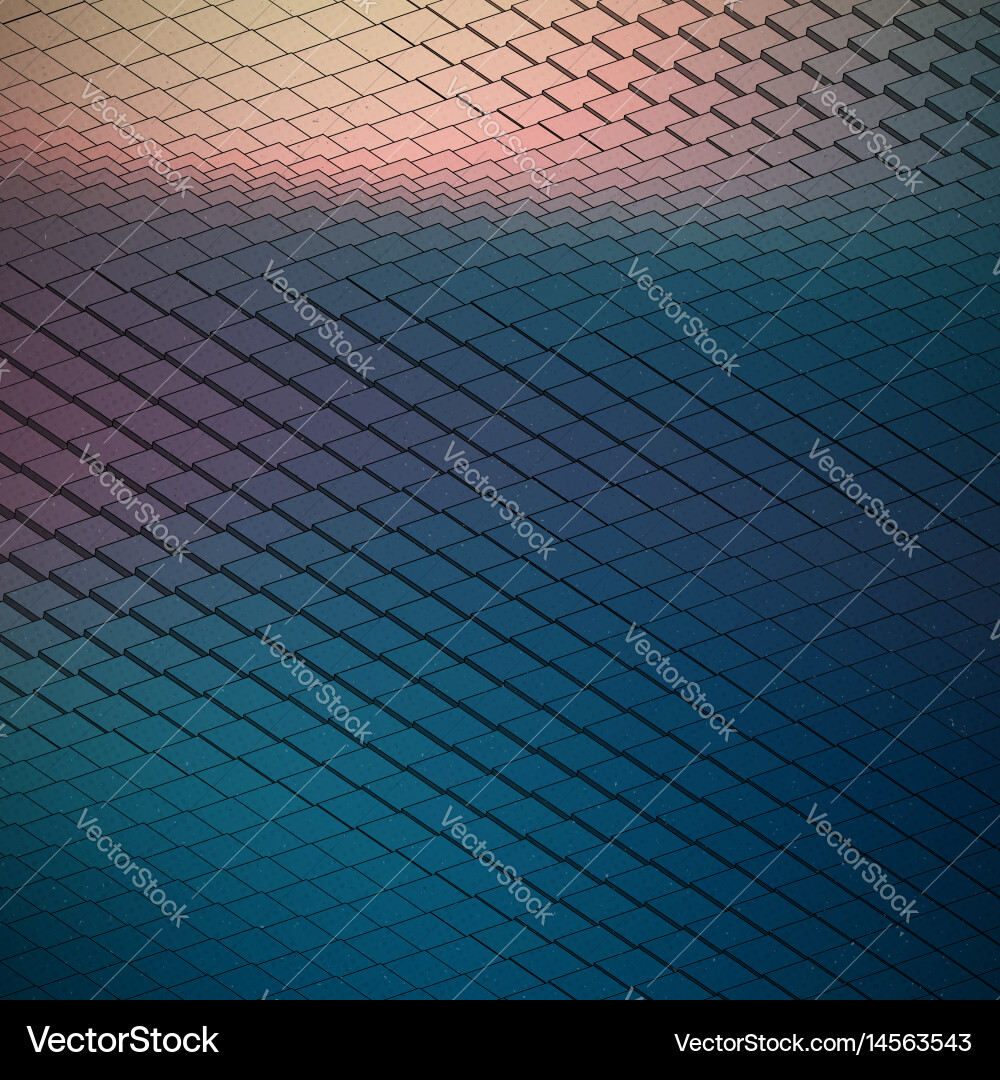 Abstract technological waveform background vector image