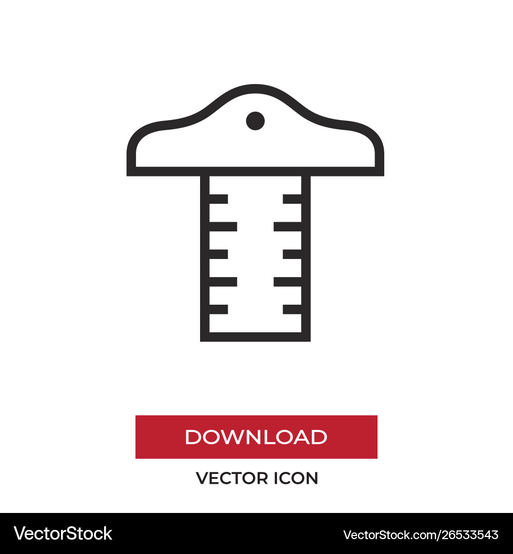 Drafting icon in modern style for web site Vector Image