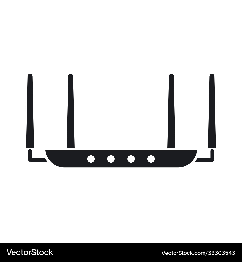 Router icon Royalty Free Vector Image - VectorStock
