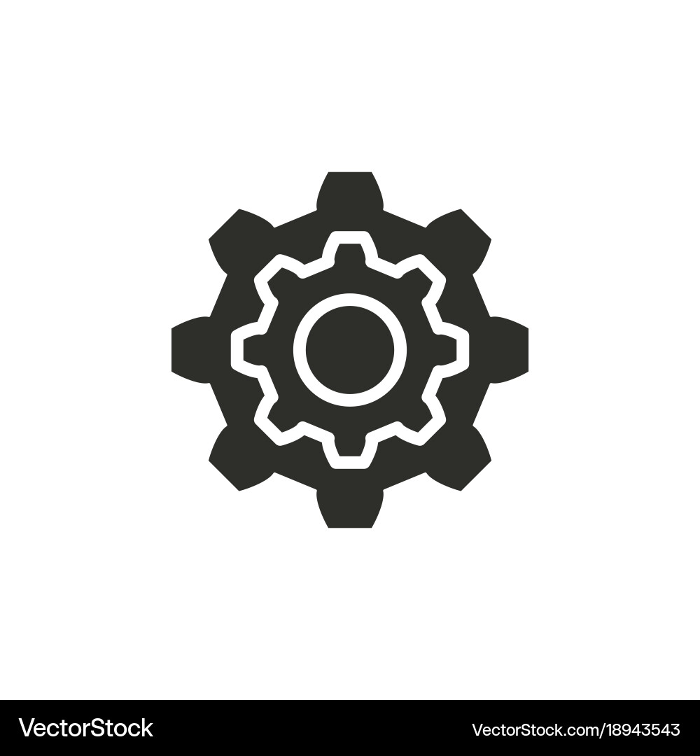 Setting icon vector image