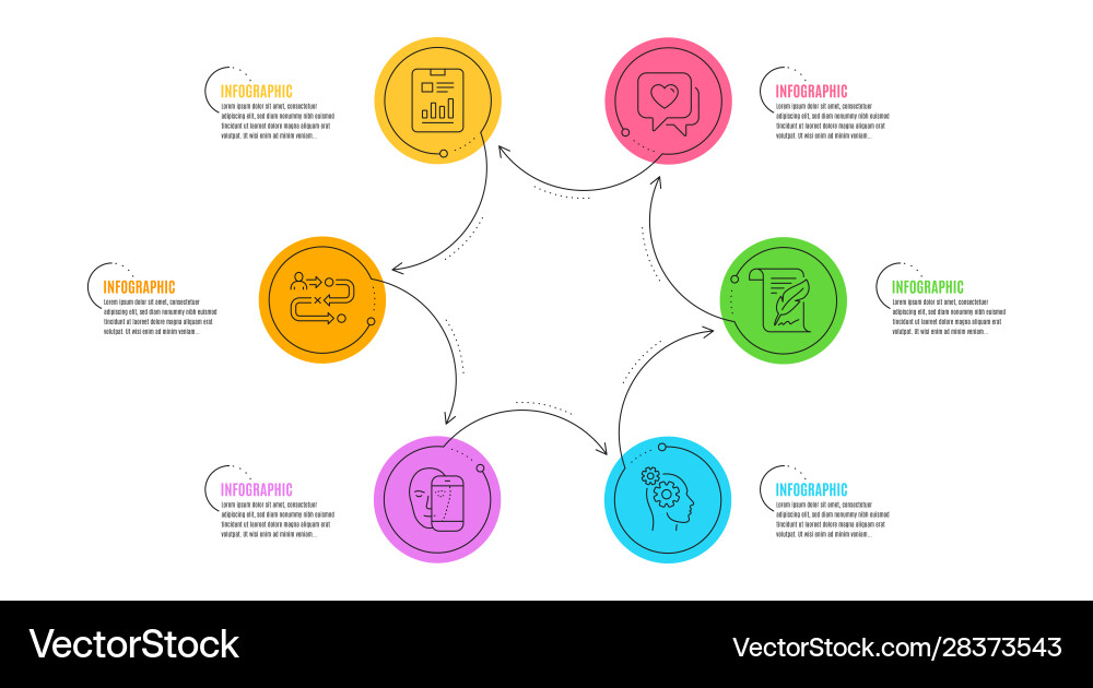 Thoughts feather and report document icons set Thoughts feather and report document icons set vector image