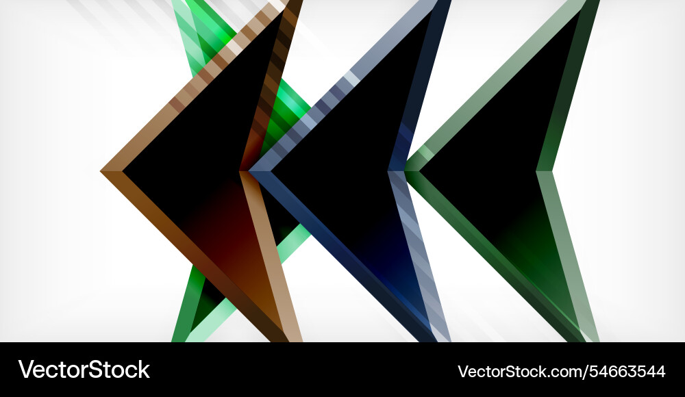 Abstract background color triangles and arrows Abstract background color triangles and arrows vector image