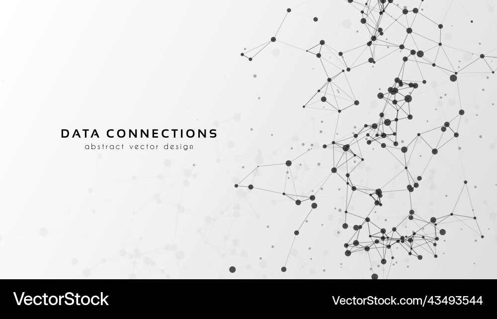Abstract Mesh Network vector image