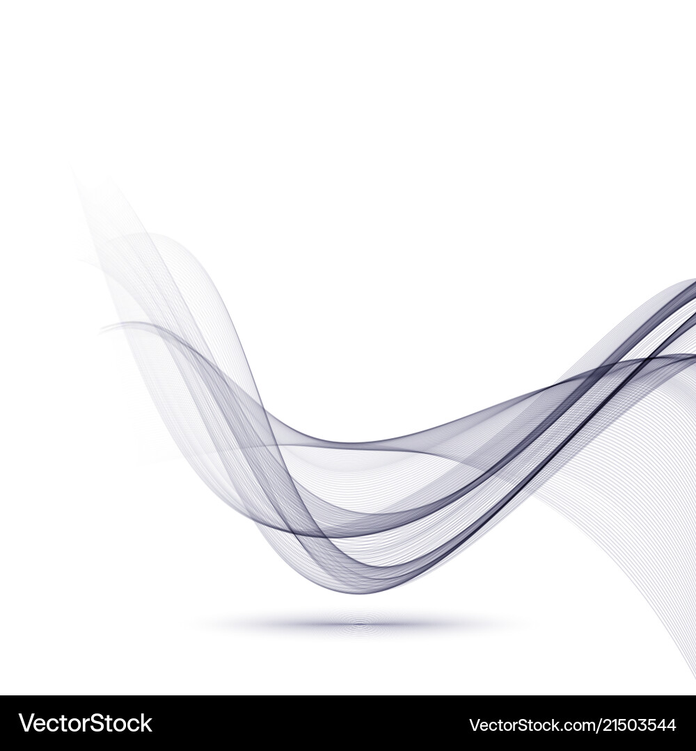 Abstract smooth color wave curve flow blue Abstract smooth color wave curve flow blue vector image