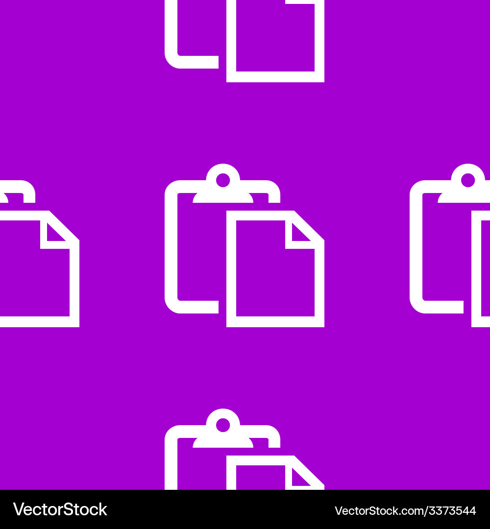 Blank paper web icon flat design seamless pattern Vector Image