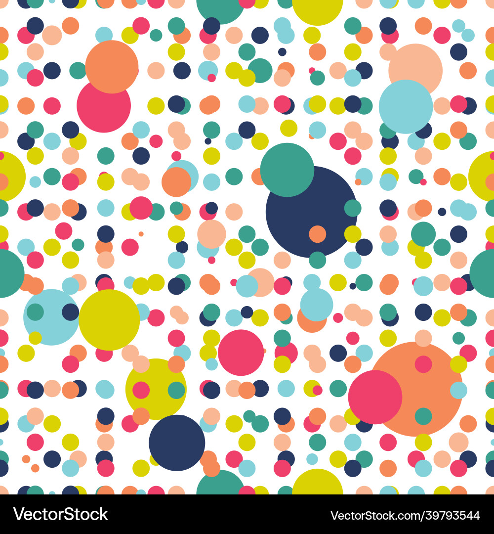 Dots background pattern polka design vector image
