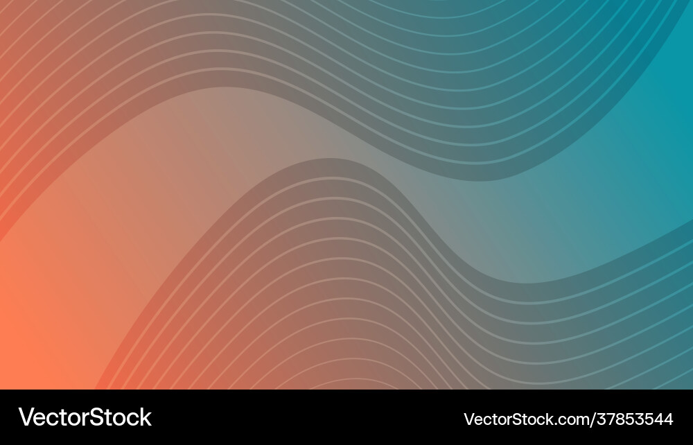 Modern colorful wave curve gradient background Modern colorful wave curve gradient background vector image