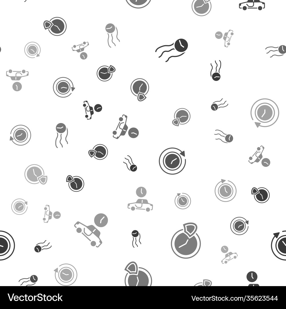 Set time flies on clock with shield Set time flies on clock with shield vector image