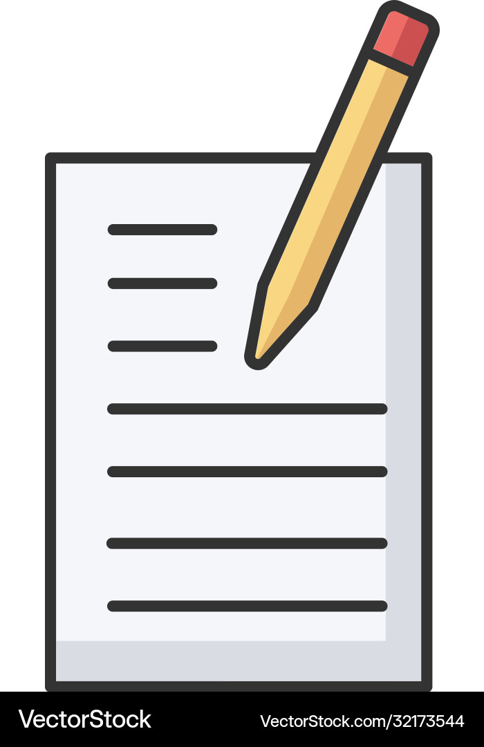 Writing & Content Creation Icon Vector Image
