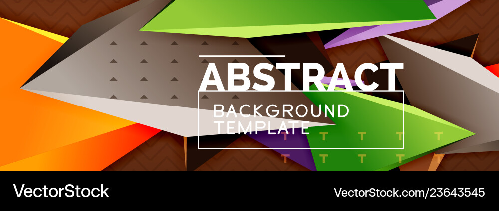 3d triangular shapes abstract background 3d triangular shapes abstract background vector image