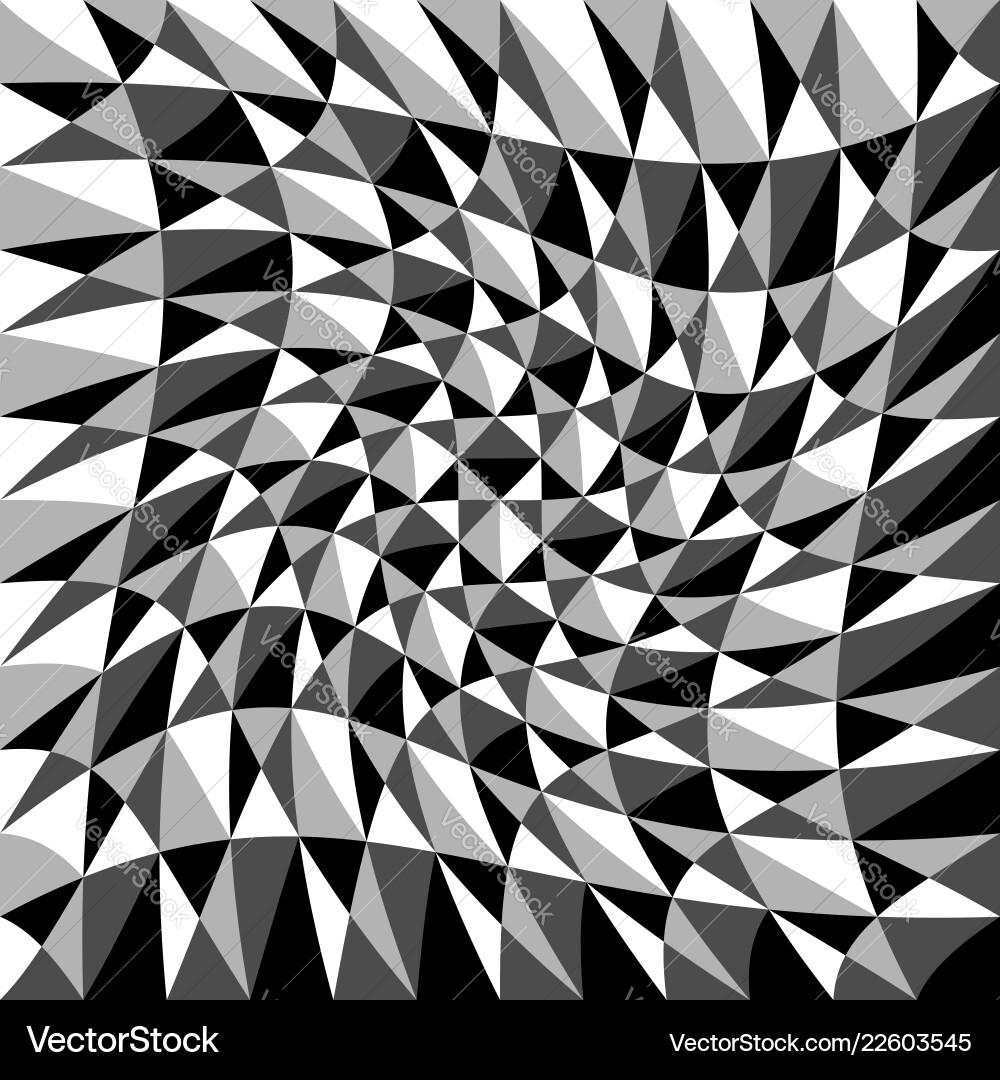 Abstract background pattern with warp effect Vector Image