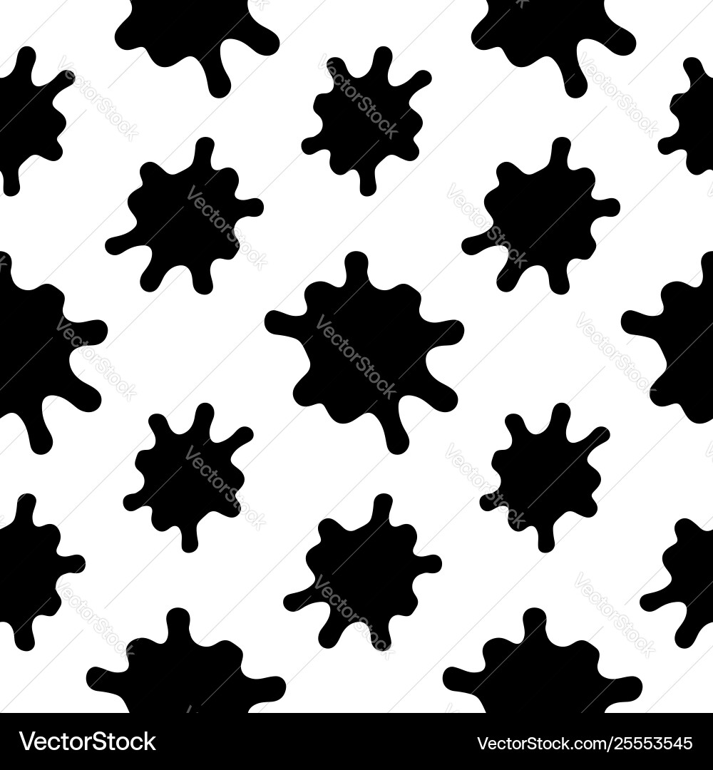 Abstract Splatter Pattern Vector Image