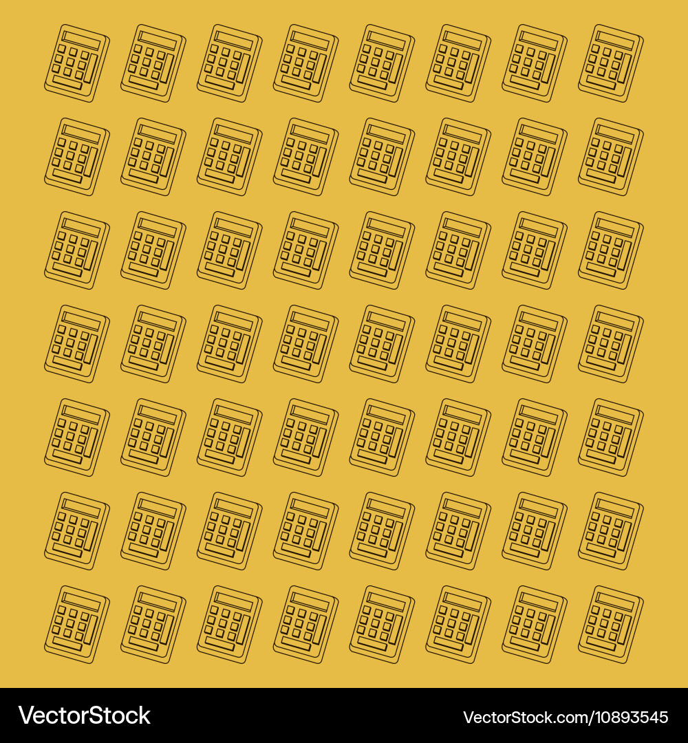 Calculator pattern background image Vector Image
