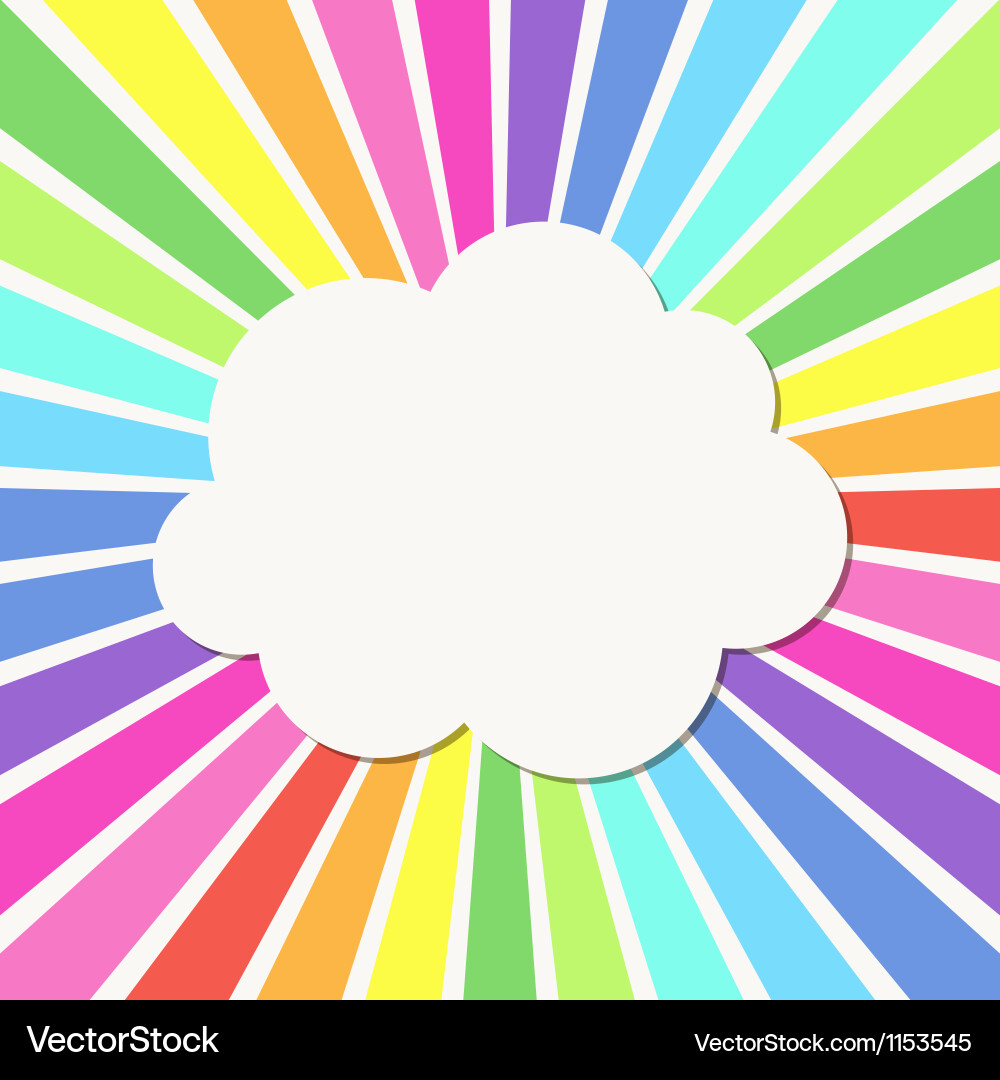 Cloud frame Vector Image