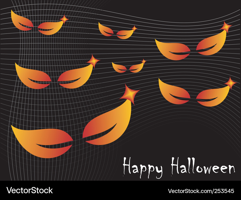 Halloween eyes Vector Image