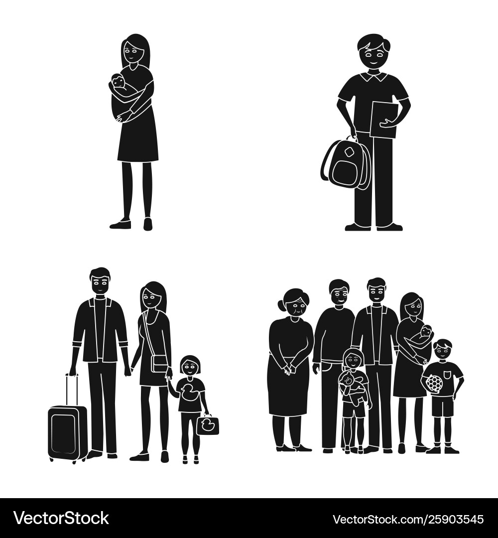 Isolated object face and portrait symbol Isolated object face and portrait symbol vector image