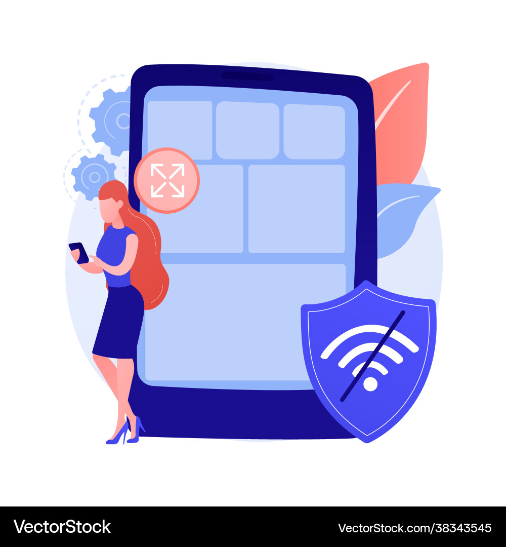 Progressive web app abstract concept vector image