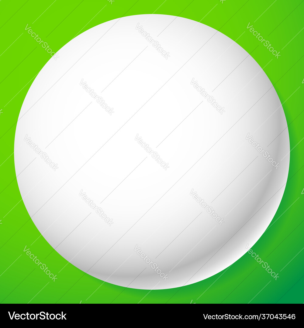 Blank empty circle orb and sphere button badge Blank empty circle orb and sphere button badge vector image