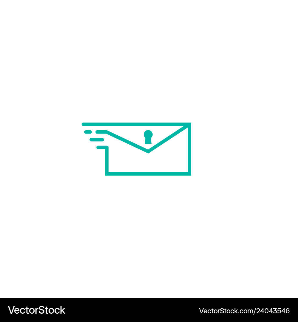 Secure message chat bubble logo icon element Secure message chat bubble logo icon element Vector Image