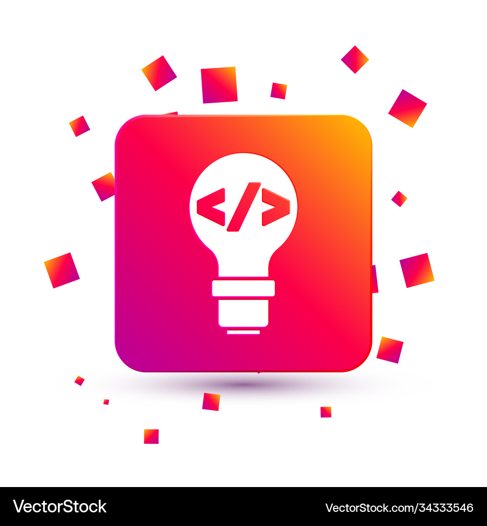 White web design and front end development icon White web design and front end development icon vector image