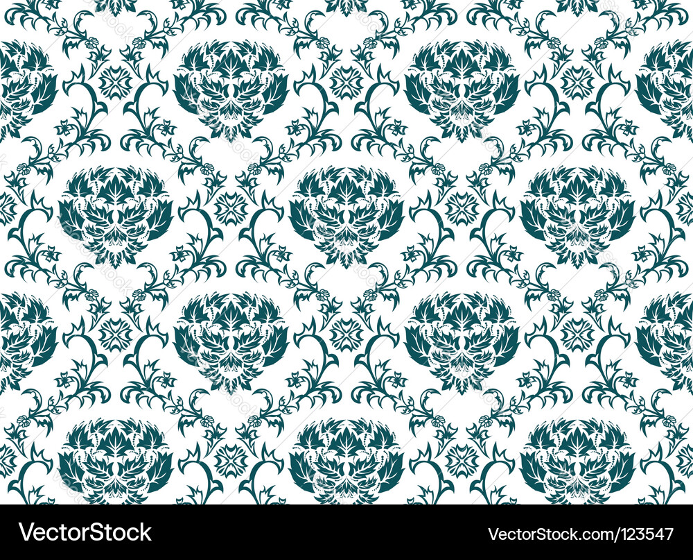 Damask pattern Vector Image