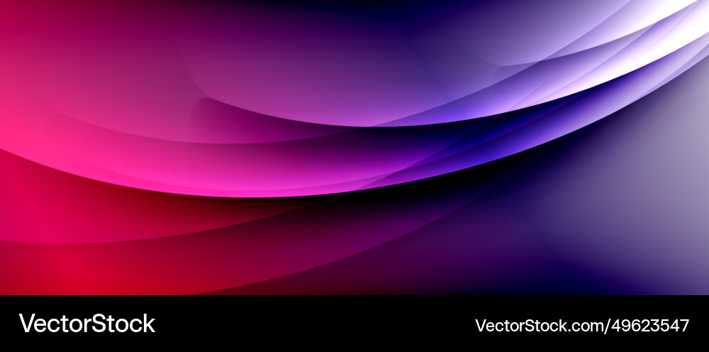 Dynamic flowing waves on gradient color background Dynamic flowing waves on gradient color background Vector Image