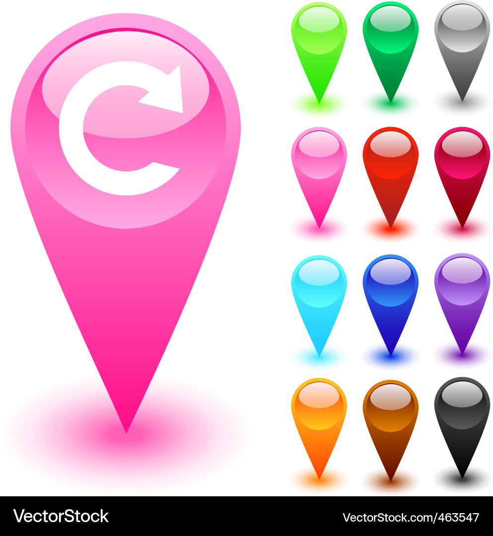 Reload button vector image