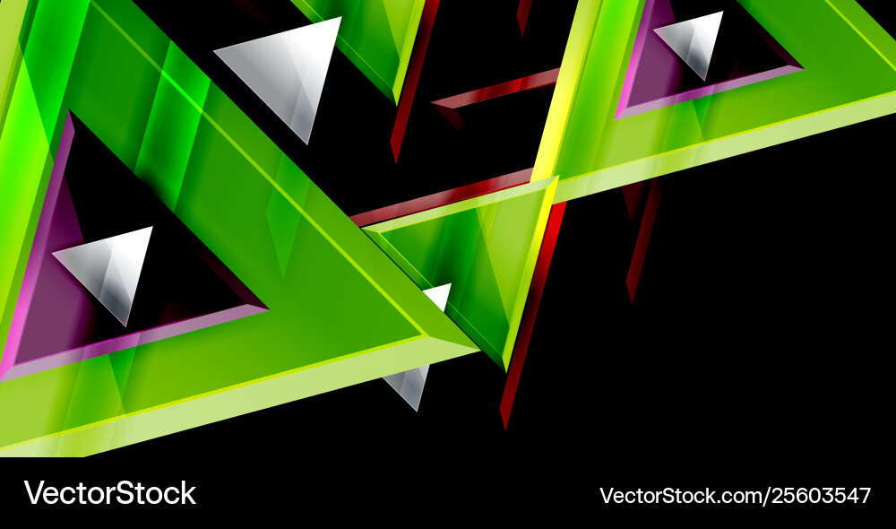 Triangle abstract background Vector Image