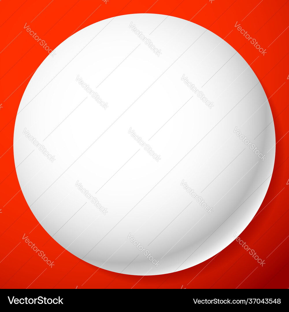 Blank empty circle orb and sphere button badge Blank empty circle orb and sphere button badge vector image