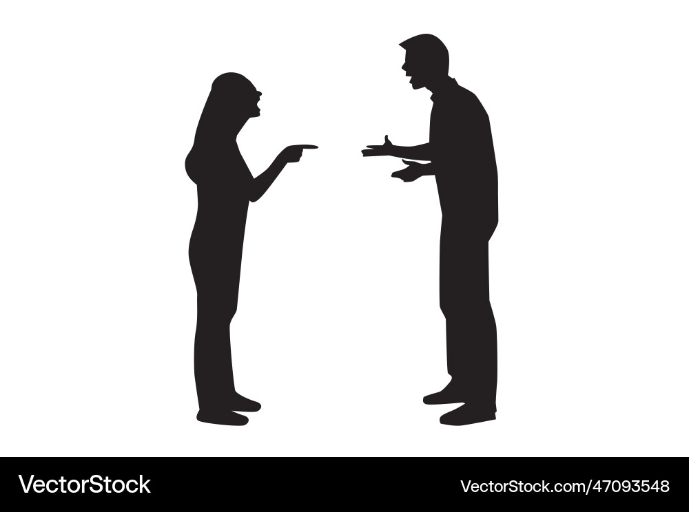 Couple argument arguing shouting blaming Couple argument arguing shouting blaming Vector Image