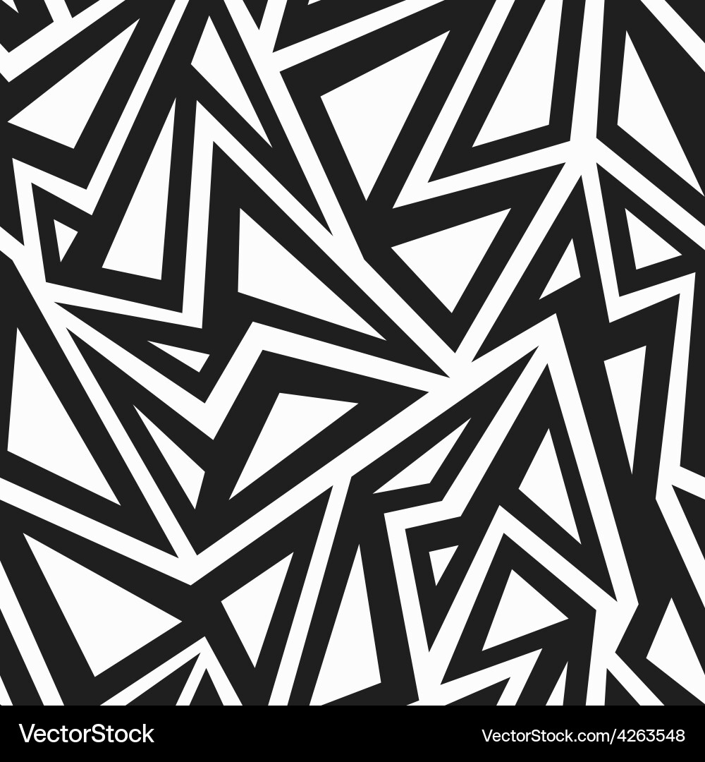 Geometric Tribal Pattern vector image