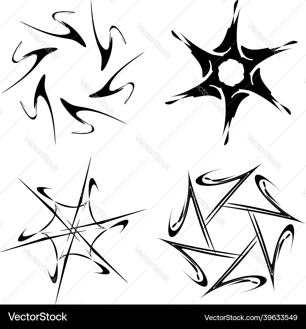 Abstract circular drawing amorphous nonfigurative Abstract circular drawing amorphous nonfigurative Vector Image