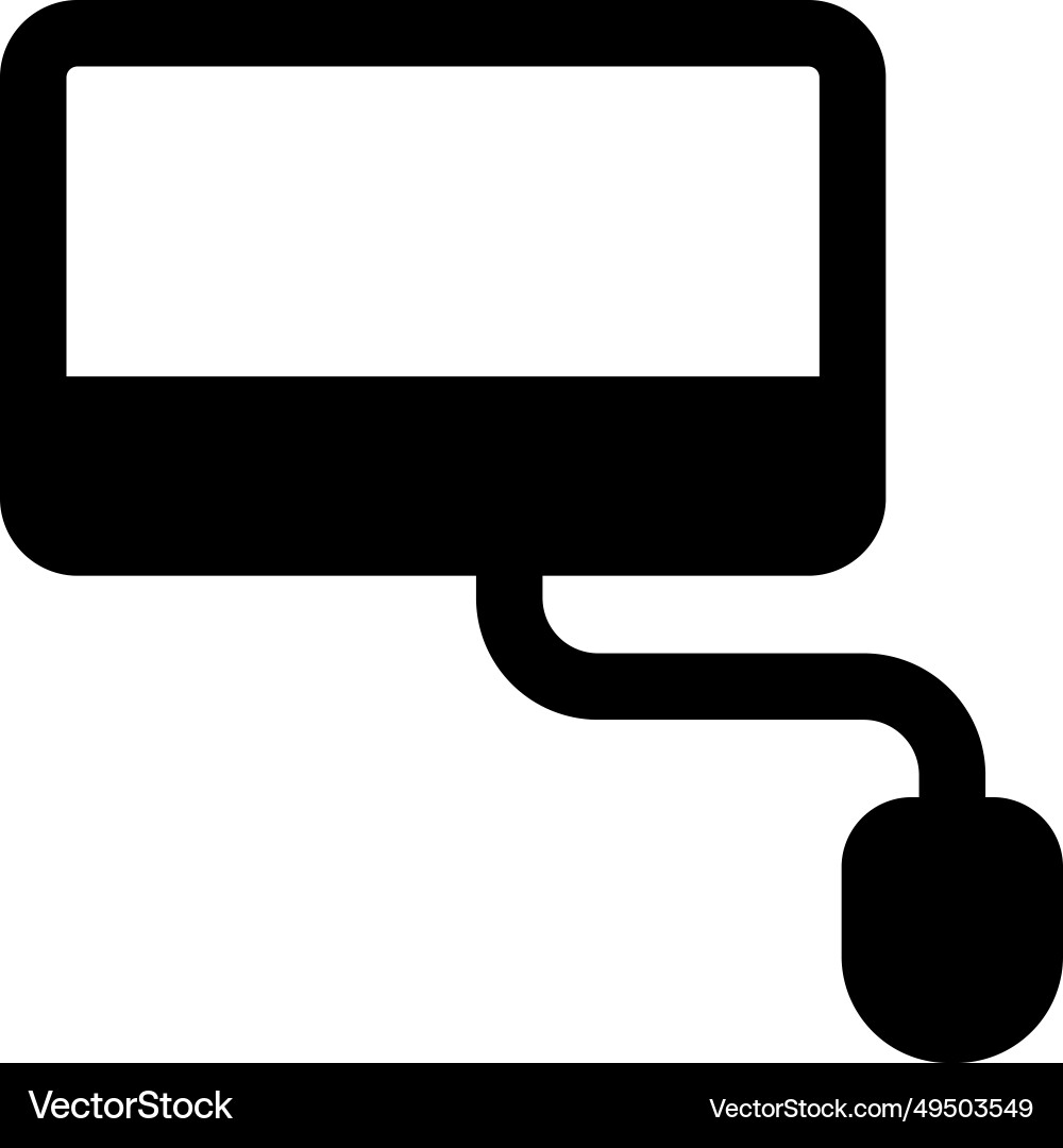 Computer setup for various digital tasks vector image