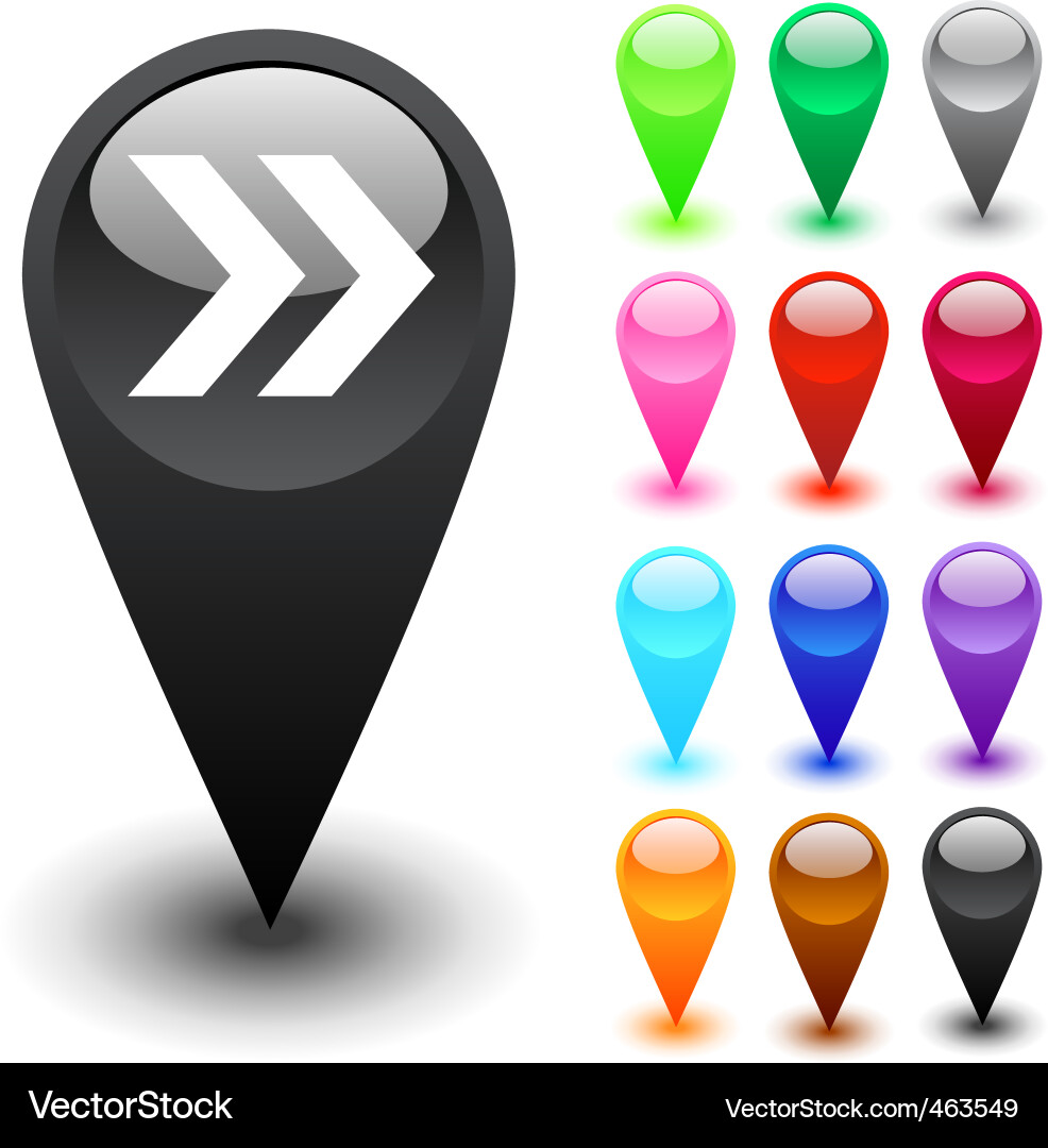 Forward Arrow Button Icon Vector Image