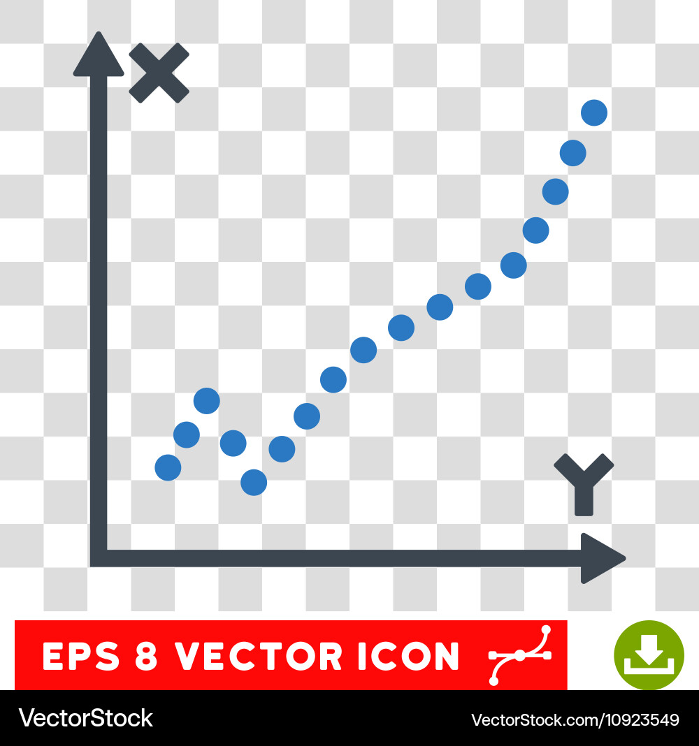 Function plot eps icon vector image