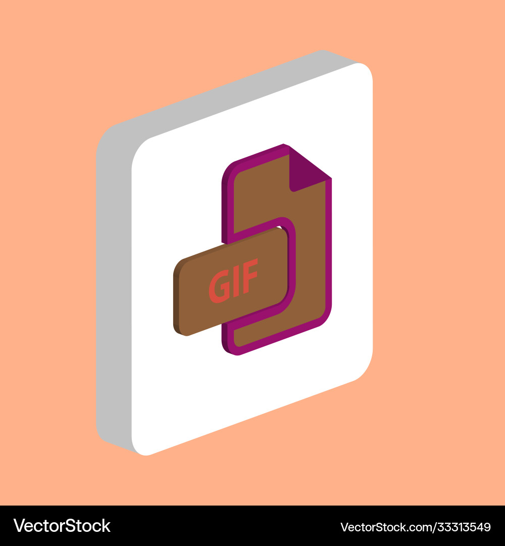 Gif Computer Symbol Gif Computer Symbol vektorbild