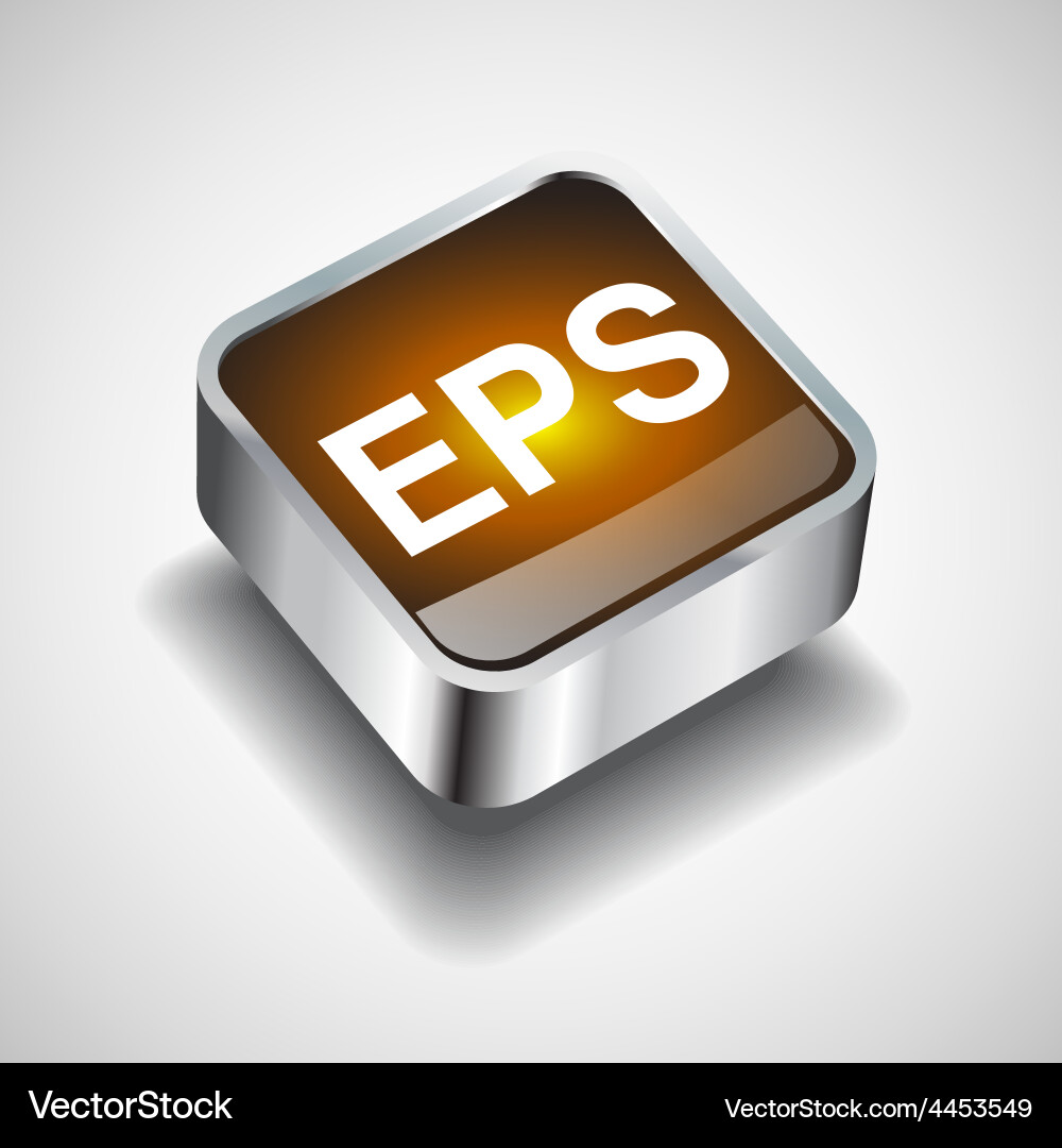 Icon format button file document Vector Image