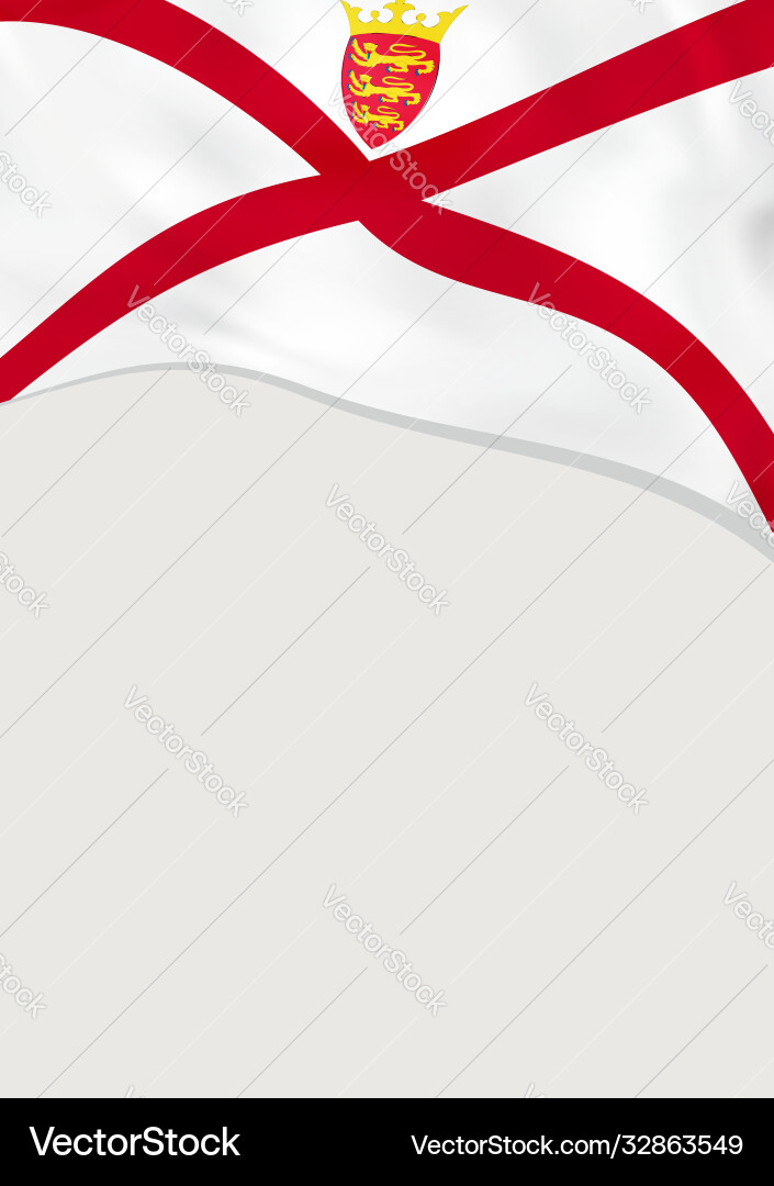 Leaflet design with flag jersey template Vector Image