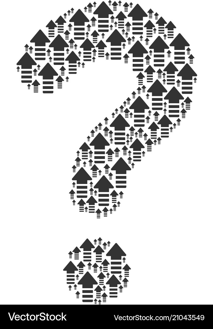 Unknown shape of arrow pointer icons vector image