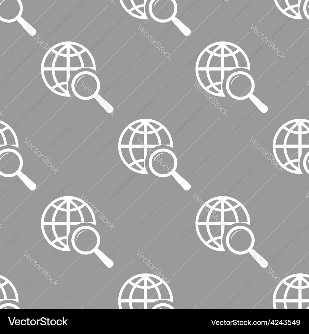 World scan seamless pattern vector image