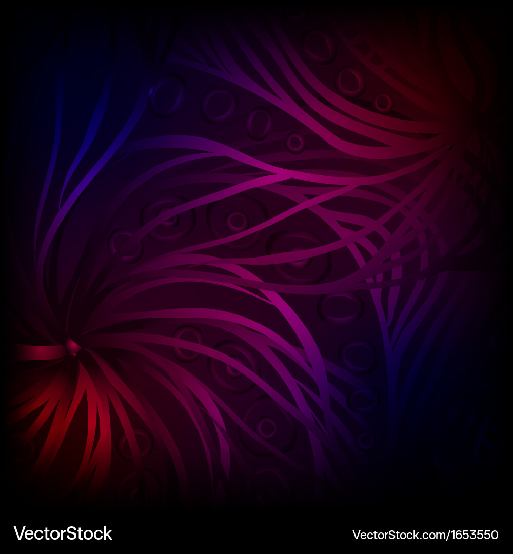 Abstract pattern with glowing lines Vector Image