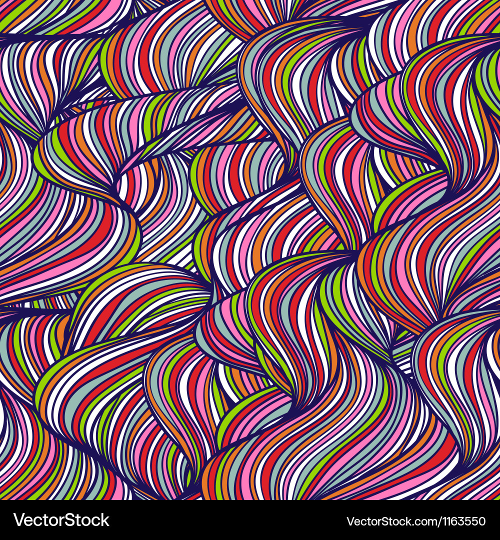 Abstract Wave Pattern vector image
