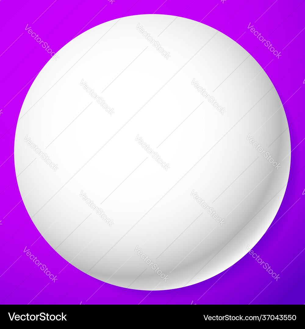 Blank empty circle orb and sphere button badge Blank empty circle orb and sphere button badge vector image