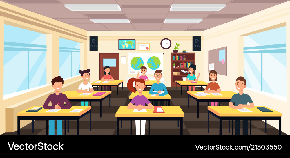 There many pupils in the classroom