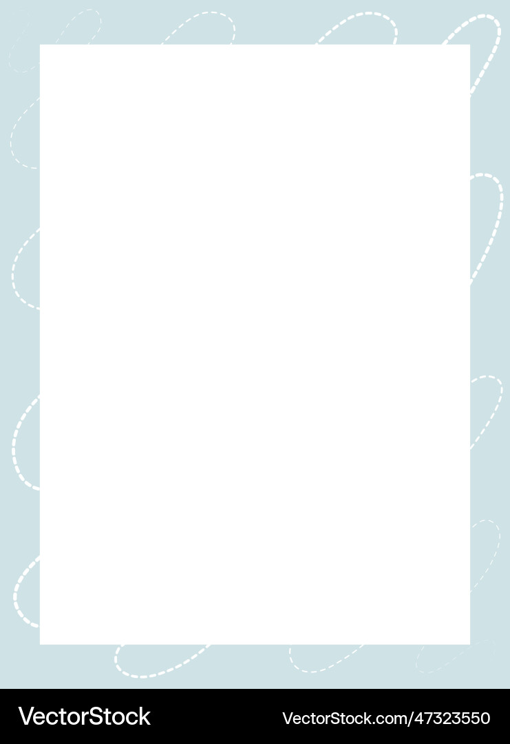 Rectangular frame on a white background Vector Image