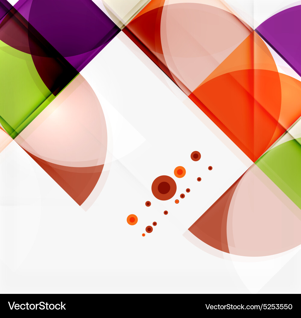 Semicircle triangle pattern Vector Image