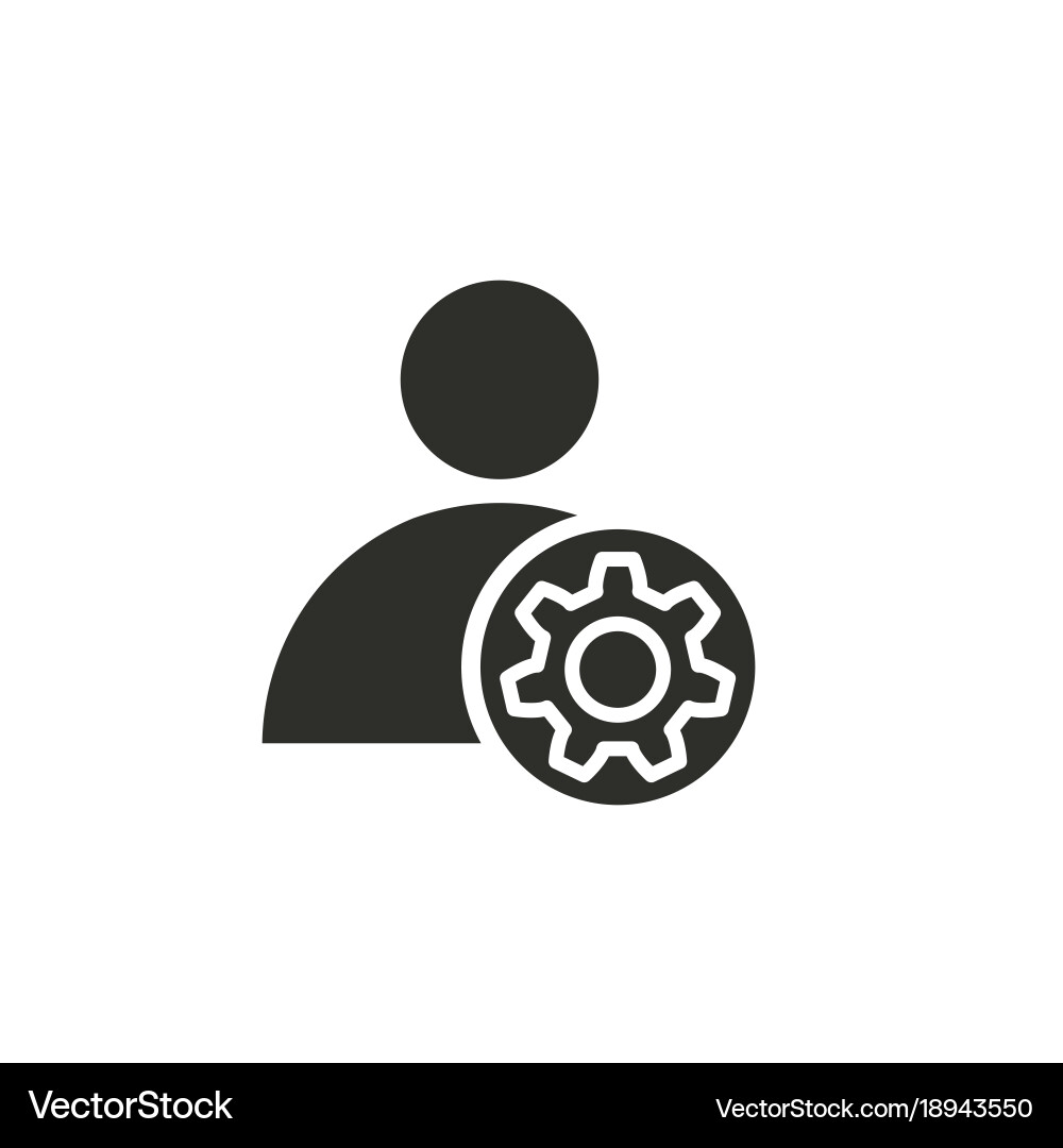 Setting icon vector image