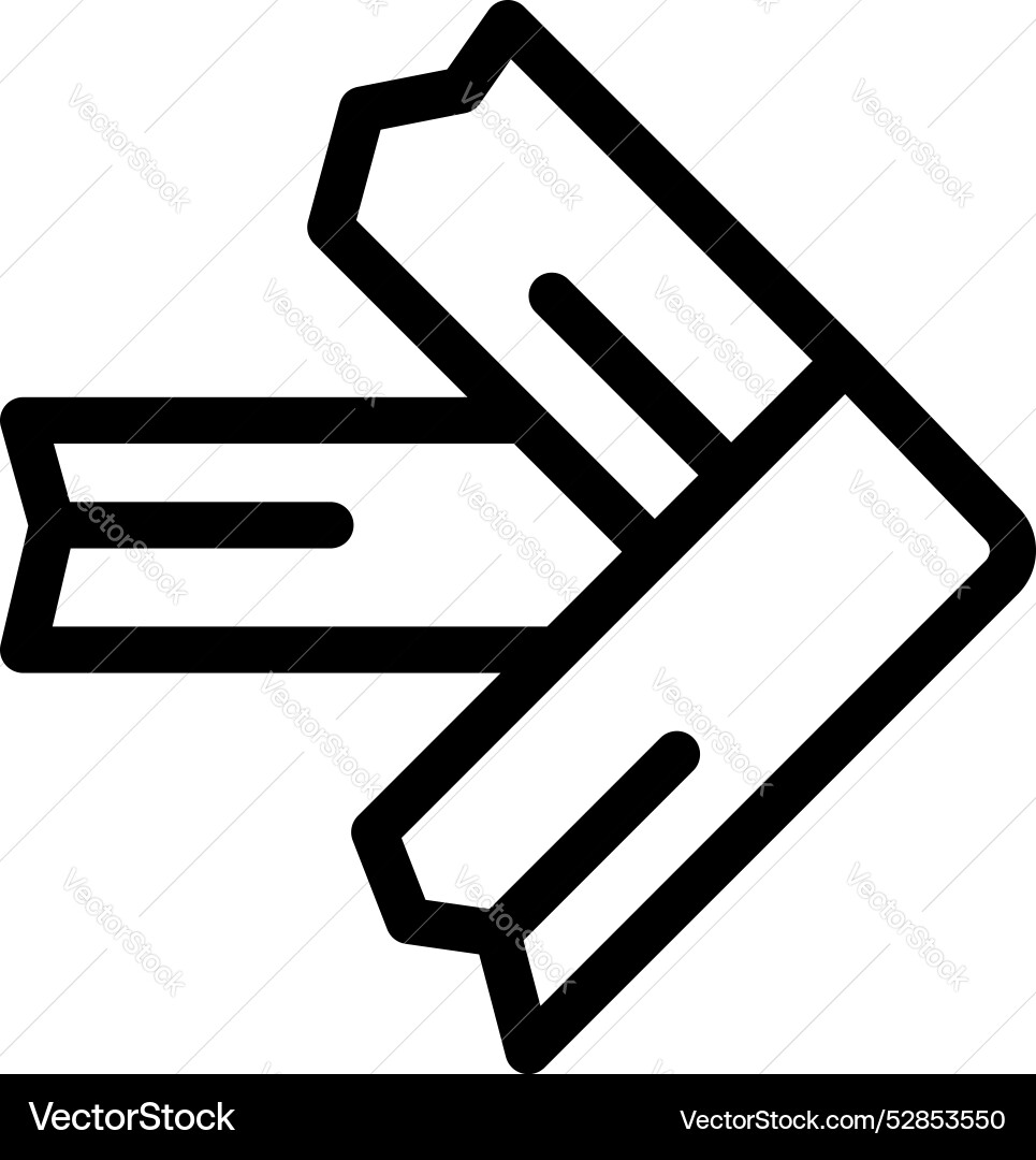 Three way direction sign pointing different Three way direction sign pointing different Vector Image