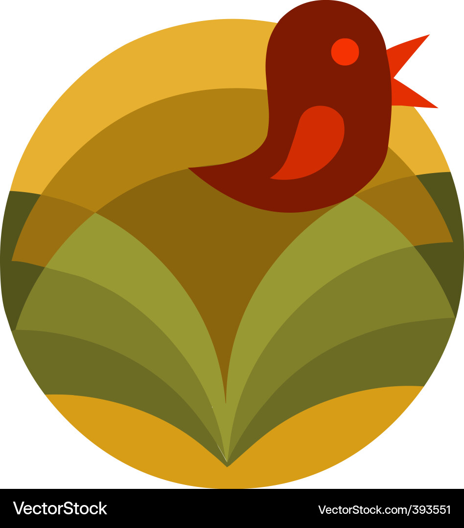 Abstract bird background Vector Image